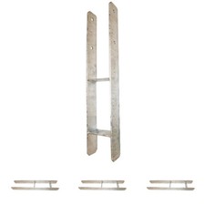 Pfostenträger H-Form verzinkt