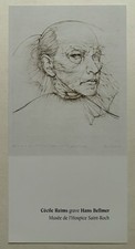 HANS BELLMER - Einladungskarte