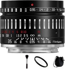 DE TTArtisan 35mm F0.95 APS-C Kameraobjektiv Manueller Fokus Für Sony Fuji Kamer