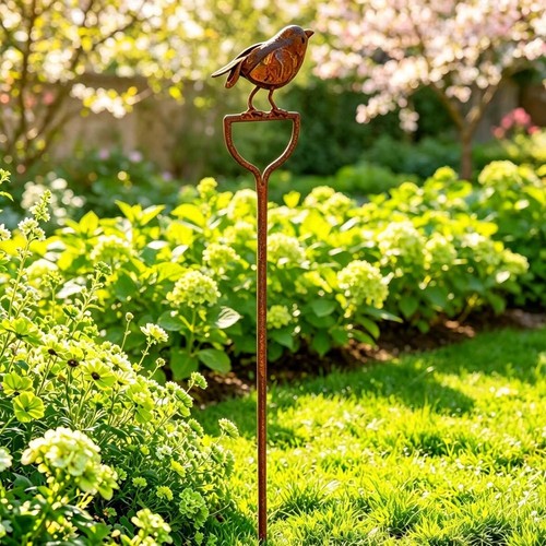 Rostiger eisen vogel garten - rostiger,
