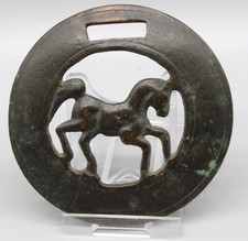 Zierteil Pfedegeschirr Messing