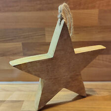 Stern aus Mangoholz 10cm Ø
