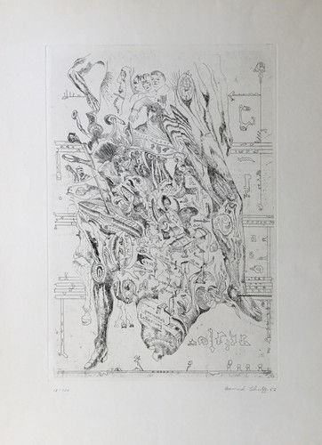 Bernard schultze radierung - bernard,