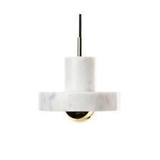 New 30% off! Tom Dixon - Stone LED pendant light (white marble, gold accents)