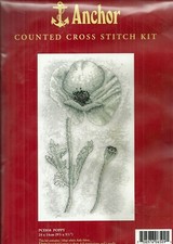 Mohn gezählt Kreuzstich von Anchor