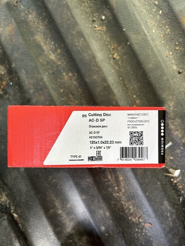 Hilti trennscheibe sp - hilti, ac-d