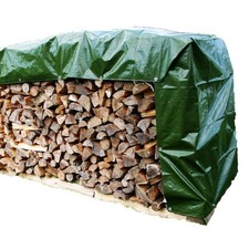 Holzabdeckplane Schutzplane Gewebeplane 1,5m x10m Brennholz Abdeckplane 15m² NEU