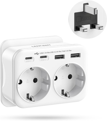Reiseadapter typ uk - g,