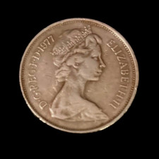 ?? Münze England 10 New Pence 1977 Elizabeth II Grossbritannien UK sehr schön