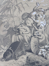 Gustav Süs Froschküster Quak Bilderbuch Malerei Illustration 7. Kapitel (044)