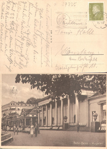 Baden kurgarten 1932 - baden,