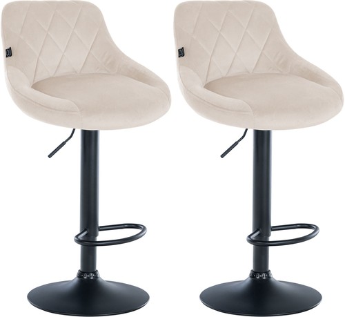 2er set barhocker lazio samt - 2er,