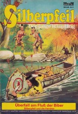 Silberpfeil Nr 2 Überfall am Fluß der Biber Bastei Comic 1970