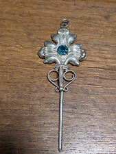 Biedermeier Tracht Mieder Stecker Spieß Silber Geschnür Oktoberfest Anhänger