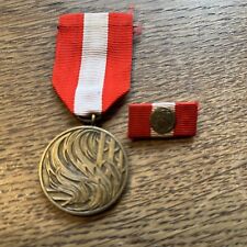Orden  Einsatzmedaille der Bundeswehr Waldbrandkatastrophe mit Bandspange  BW242