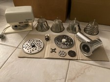 Moulinex elektrische Reibe Fleischwolf - defekt, aber umfangreiches Zubehör