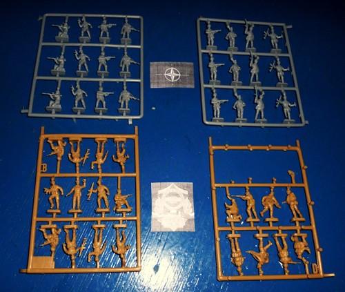 Modellbau figuren nato - 20,