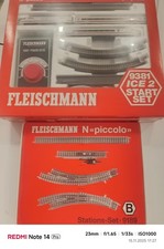 Fleischmann Spur N ICE2  Start Set 9381 Top mit Gleis Set 9181