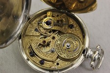 Antike Taschenuhr in Silber für den Chinesischen Markt chinese pocket watch