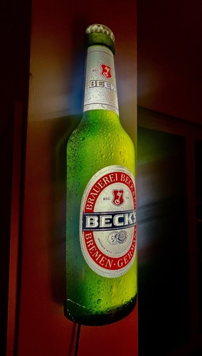 Beck lampe flaschenform - beck's,