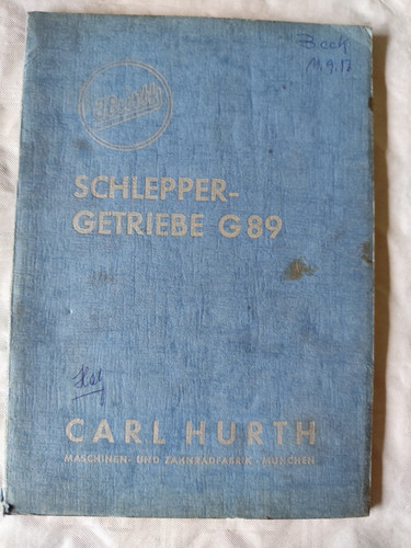 Orig hurth g89 getriebe - hurth,