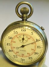 Huber München seltene Stoppuhr RLM Reichs Luftwaffe WK 2 Knirim S. 256