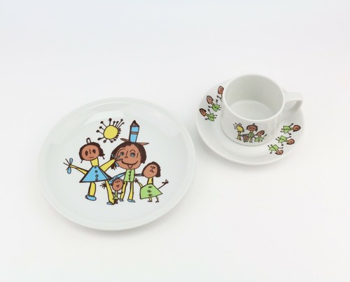 Mit buntem motiv sammlertasse - mit,