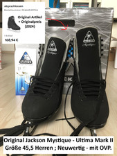 JACKSON Eiskunstlauf Schlittschuhe Black Men's Jackson Mystique Größe 45,5 Man