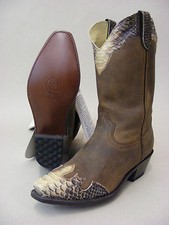 COWBOYSTIEFEL SNAKE PRINT DURANGO braun NEU OVP