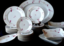 Antikes Rosenthal alter Stempel Art Déco Purpur Gold Tafelservice Konv. 38 Teile