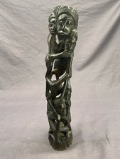FRUCHTBARKEITSFIGUR AFRIKA SKULPTUR ANTIK HOLZ HANDGESCHNITZT 30cm