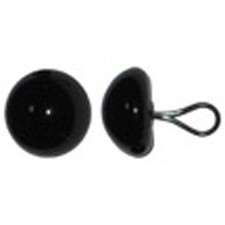 Paar schwarze glasaugen mit - schwarze,