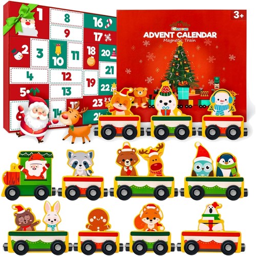 Adventskalender holz eisenbahn - adventskalender,