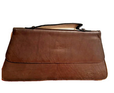 Funbag geometrische Handtasche Leder Riemen Nr 6 braun