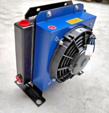 Hydraulikölkühler Ölkühler Lüfter Luftkühler von 40L bis 220 L/m inkl Thermostat