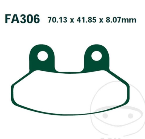 Ebc bremsbeläge sfa306 - sfa306, für