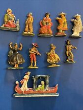 Alte Margarinefiguren Folklore Bunt  Wohl Mal Geklebt Gewesen Selten Voss Magari