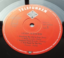 Leaf Hound - S/T // Orig Ger '71 Telefunken LP + Poster Top Copy Growers of Mush