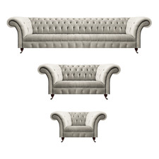 Luxus Design Sofa Set 3tlg