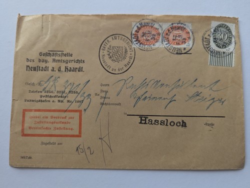 Deutsches reich dienstbrief - reich,