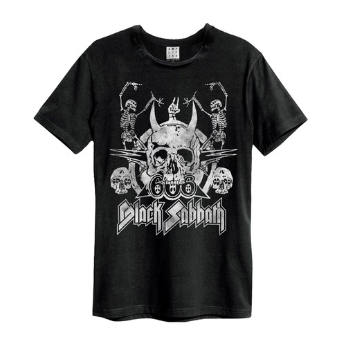 Black sabbath dancing skulls - black,