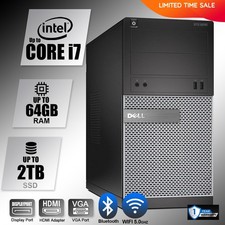 DELL Desktop Computer PC i7