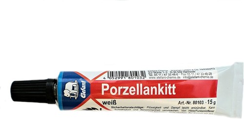 Porzellankitt weiß