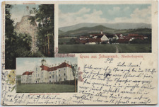 AK 8441  Schwarzach Niederbayern Rekonvaleszenten-Heim Hirschenstein,  gelaufen