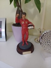 Michael Schumacher FIGUR - Ferrari- Helm- Autorennen- Sammeln FORMEL  1 DEKRA 