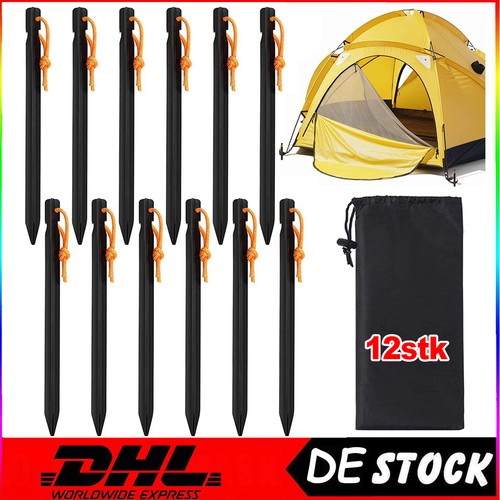 12x zelt heringe - alu-, 18cm