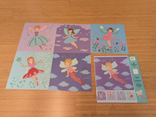 Schablonen Marke Djeco Thema Feen 5 Stück, Alter 4-8