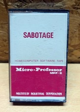 Micro-Professor MPF-II Spiel, Sabotage. Siehe Bilder und Beschreibung