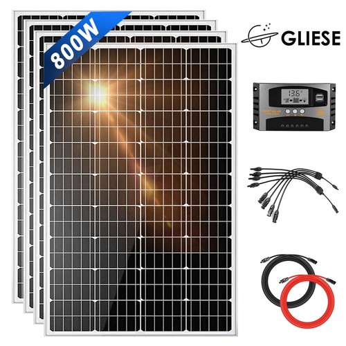200w 800w 12v solarpanel - 200w,