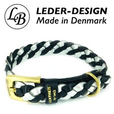 Miniflet Lederhalsband